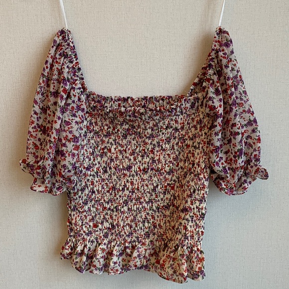 Code x Mode • Nordstrom • Floral Smock Top • Sz XS • NWT! - Picture 2 of 8